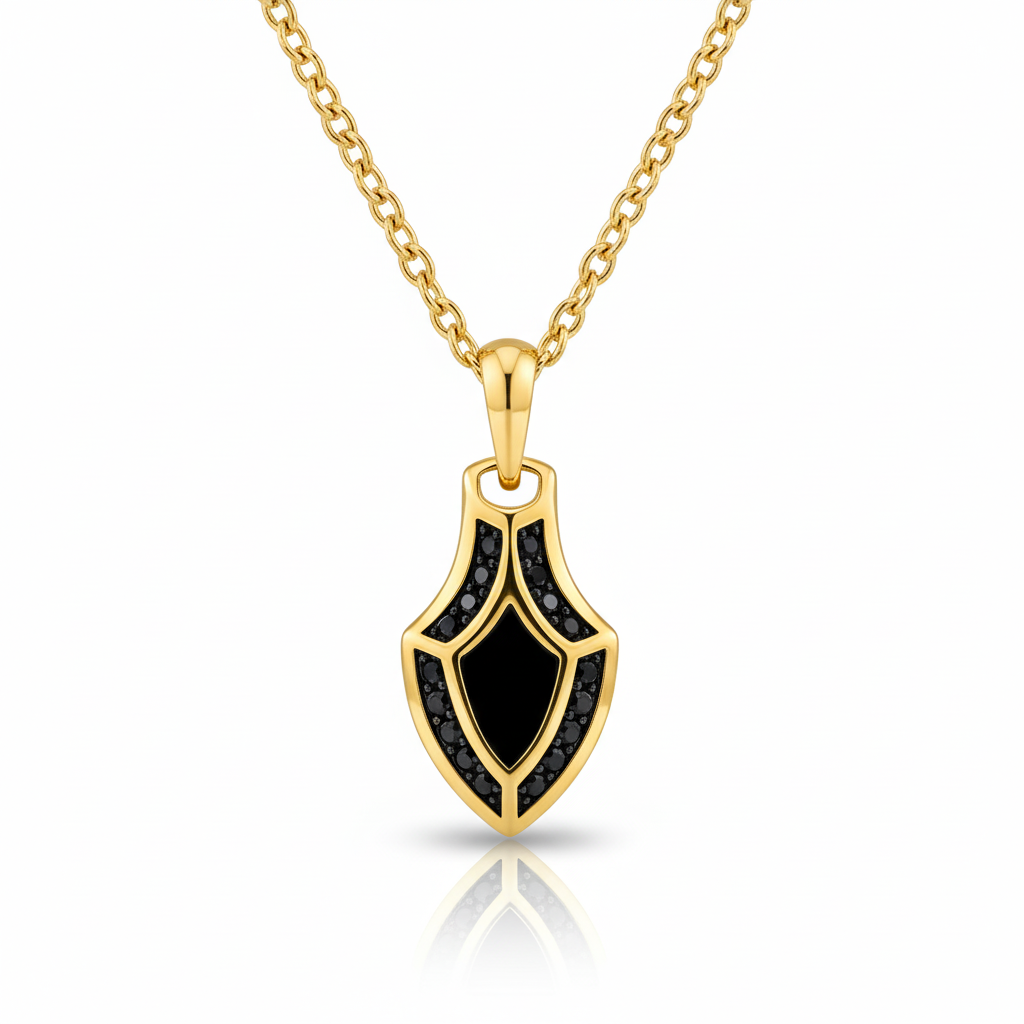 Shield Pendant and Ring