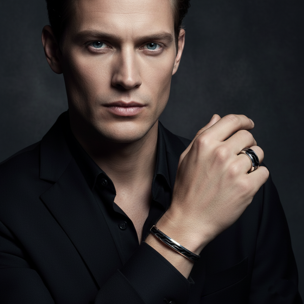 Silver UrbanTech Bangle