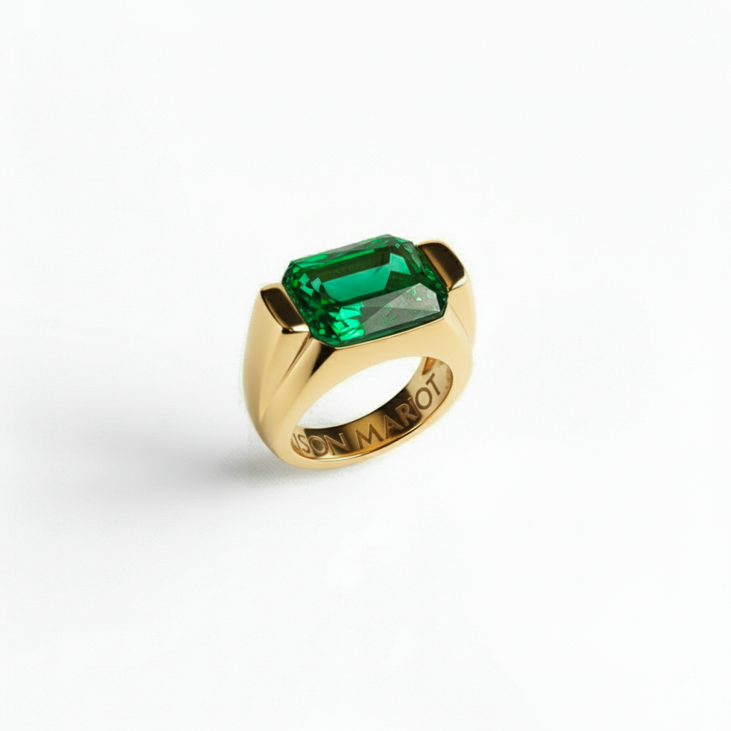 Elaine Ring (Green Fluorite Stone)