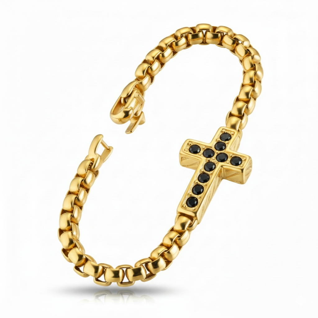 Cross Chain Bracelet