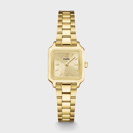 CLUSE Gracieuse Mini watch in steel with full gold colour finish