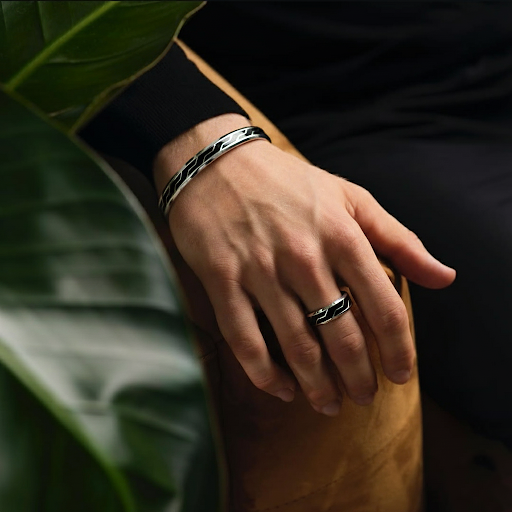 Silver UrbanTech Bangle