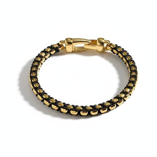 Alison Mariot Luxe Neo chain bracelet in 316L steel with 18K gold PVD