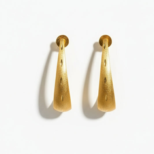 Alison Mariot Photea openwork earrings in 18K gold vermeil