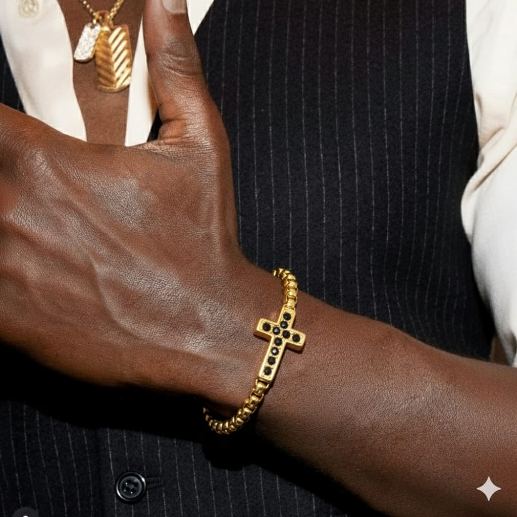 Cross Chain Bracelet
