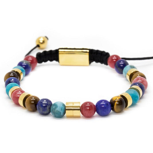Rainbow Jasper-Gold Plated