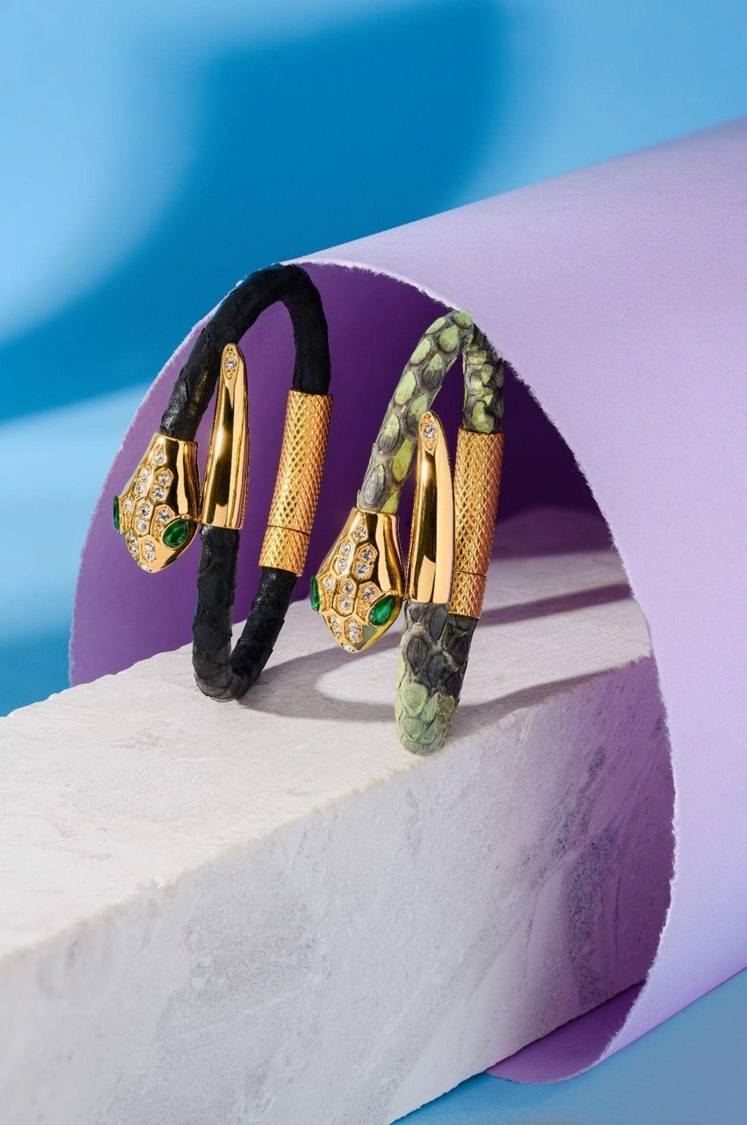 PYTHON LEATHER BRACELETS