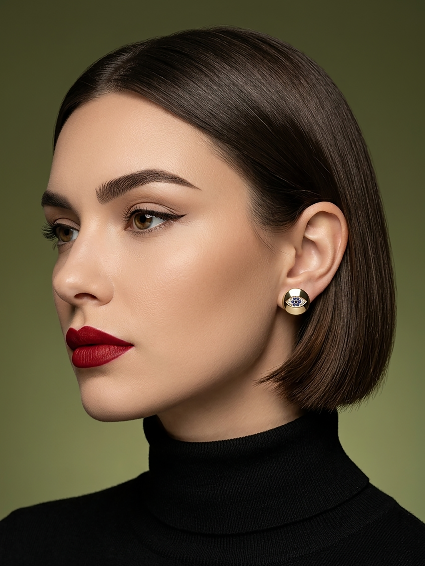 Eternal Blue Evil Eye Earrings