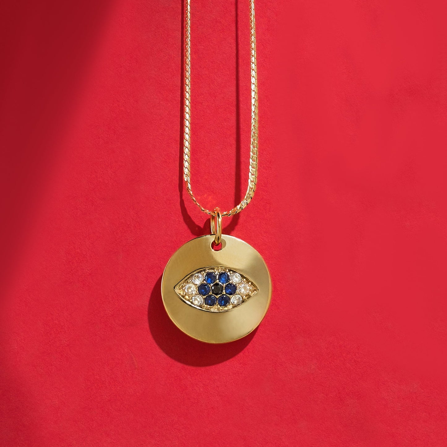 Eternal Blue Evil Eye Necklace