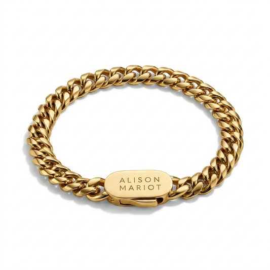 LuxeLink Bracelet (Gold Plated)