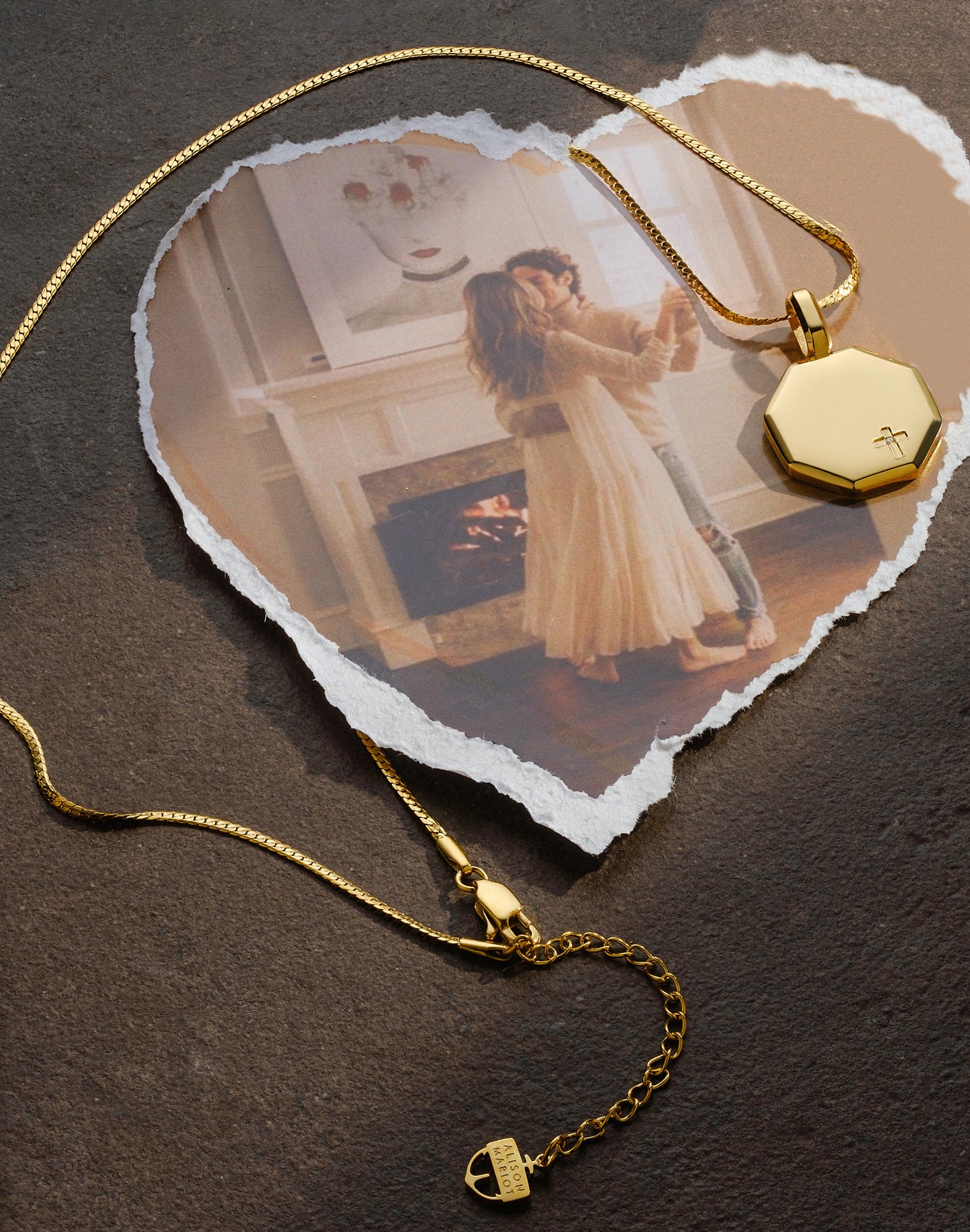 Cross Engraved Necklace