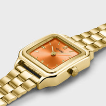 Load image into Gallery viewer, Gracieuse Petite Watch Steel, Apricot, Gold Colour