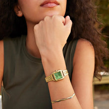 Load image into Gallery viewer, Gracieuse Petite Watch Steel, Light Green, Gold Colour