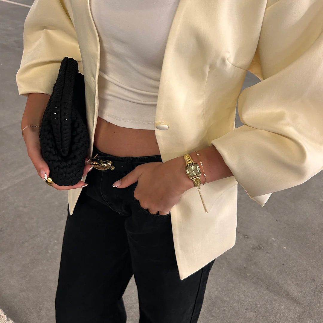 Gracieuse Mini Watch Steel, Full Gold Colour