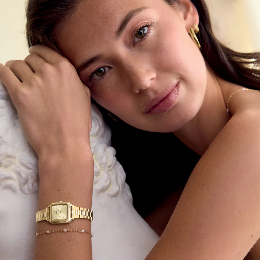 Gracieuse Mini Watch Steel, Full Gold Colour