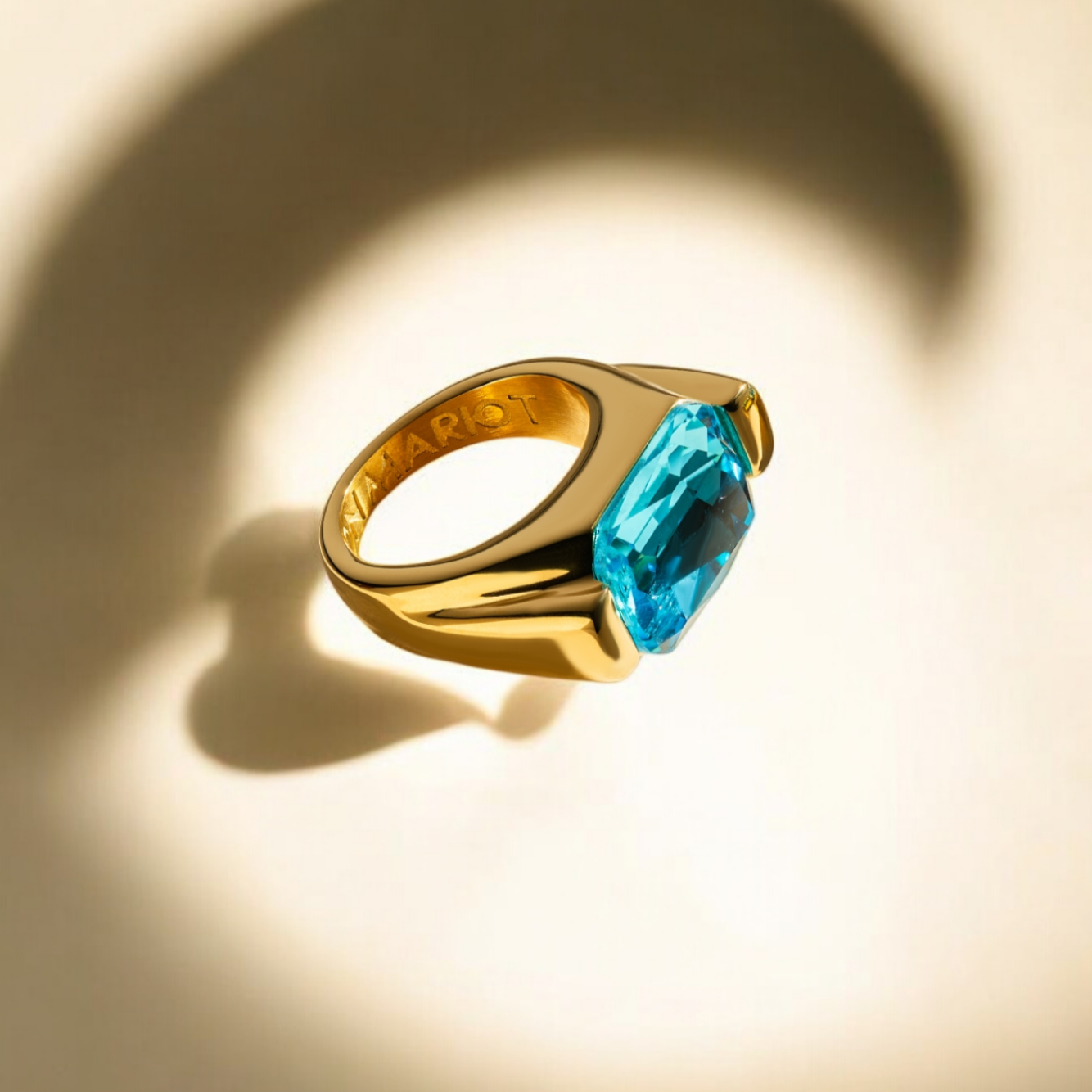 Aqua Elegance Ring