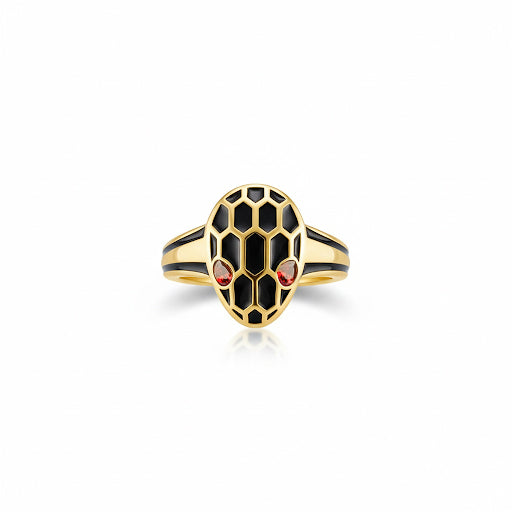 Red Serpentine Ring