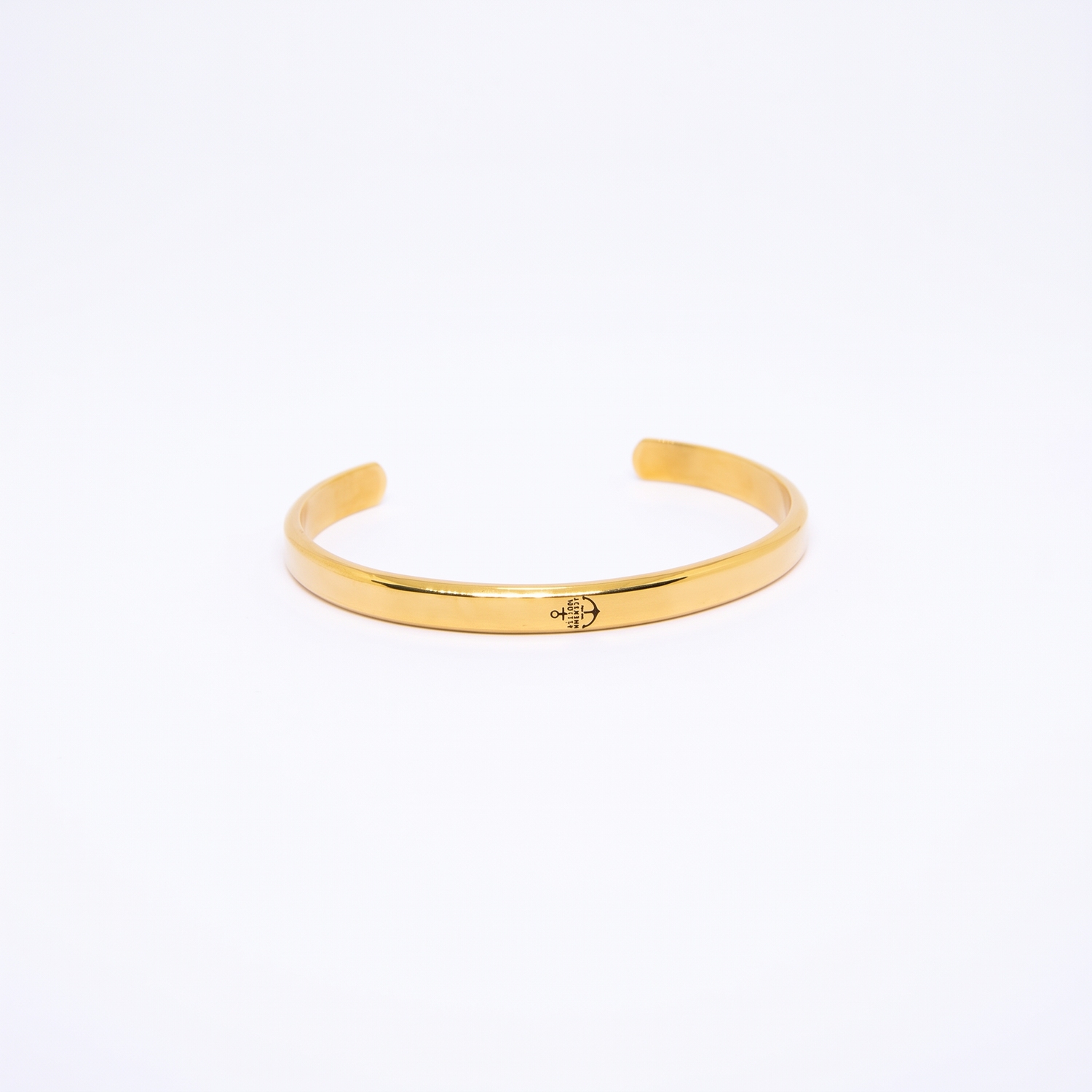 Alison Mariot Gold Alison Bangle in 316L steel with 18K gold PVD finish