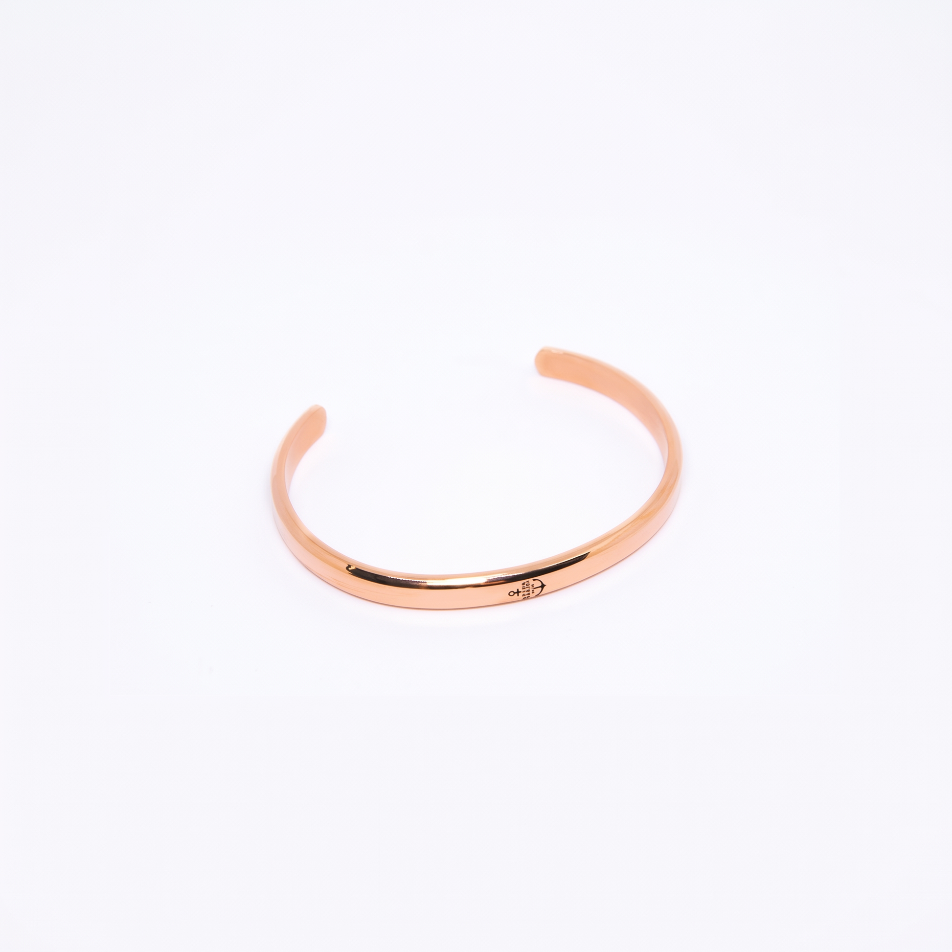 Alison Mariot Rose Gold Alison Bangle in 316L steel with rose gold PVD finish
