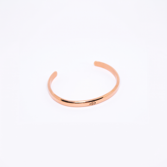 Alison Mariot Rose Gold Alison Bangle in 316L steel with rose gold PVD finish