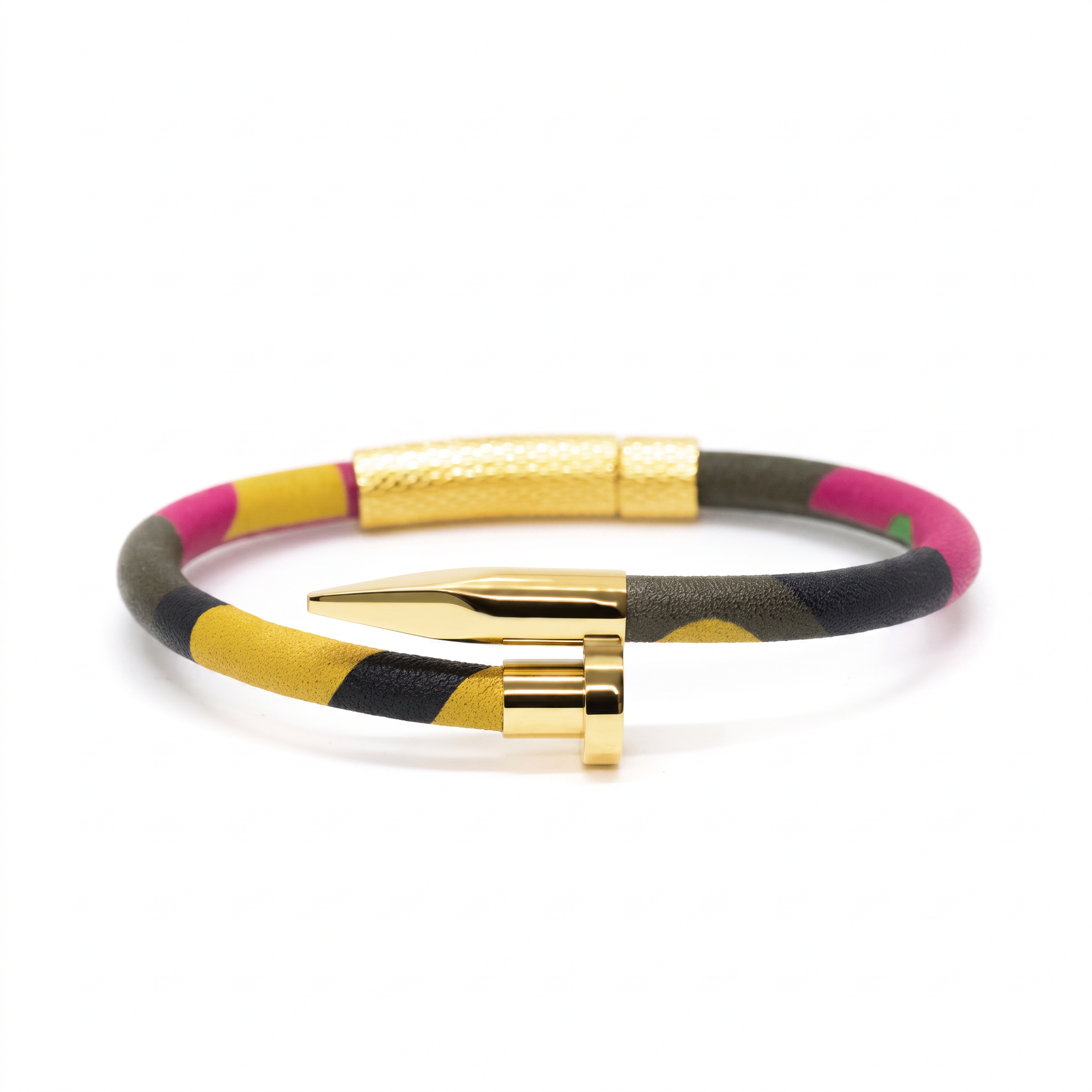 Alison Mariot Arcus nail cuff bracelet in 316L steel with 18K gold PVD