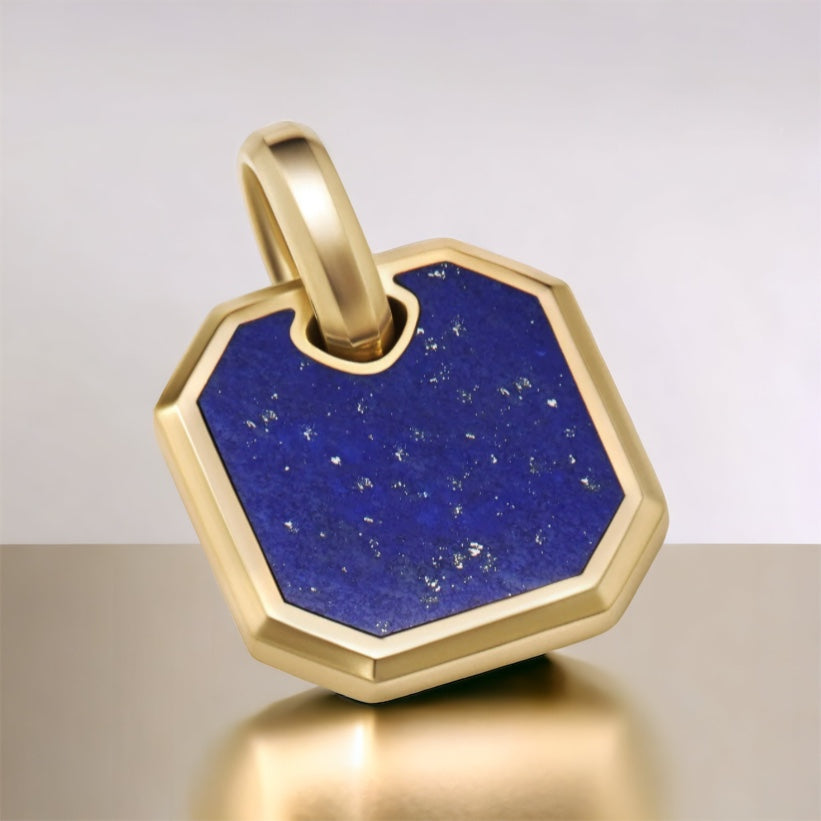 Streamline Tag (Lapis Lazuli Stone)