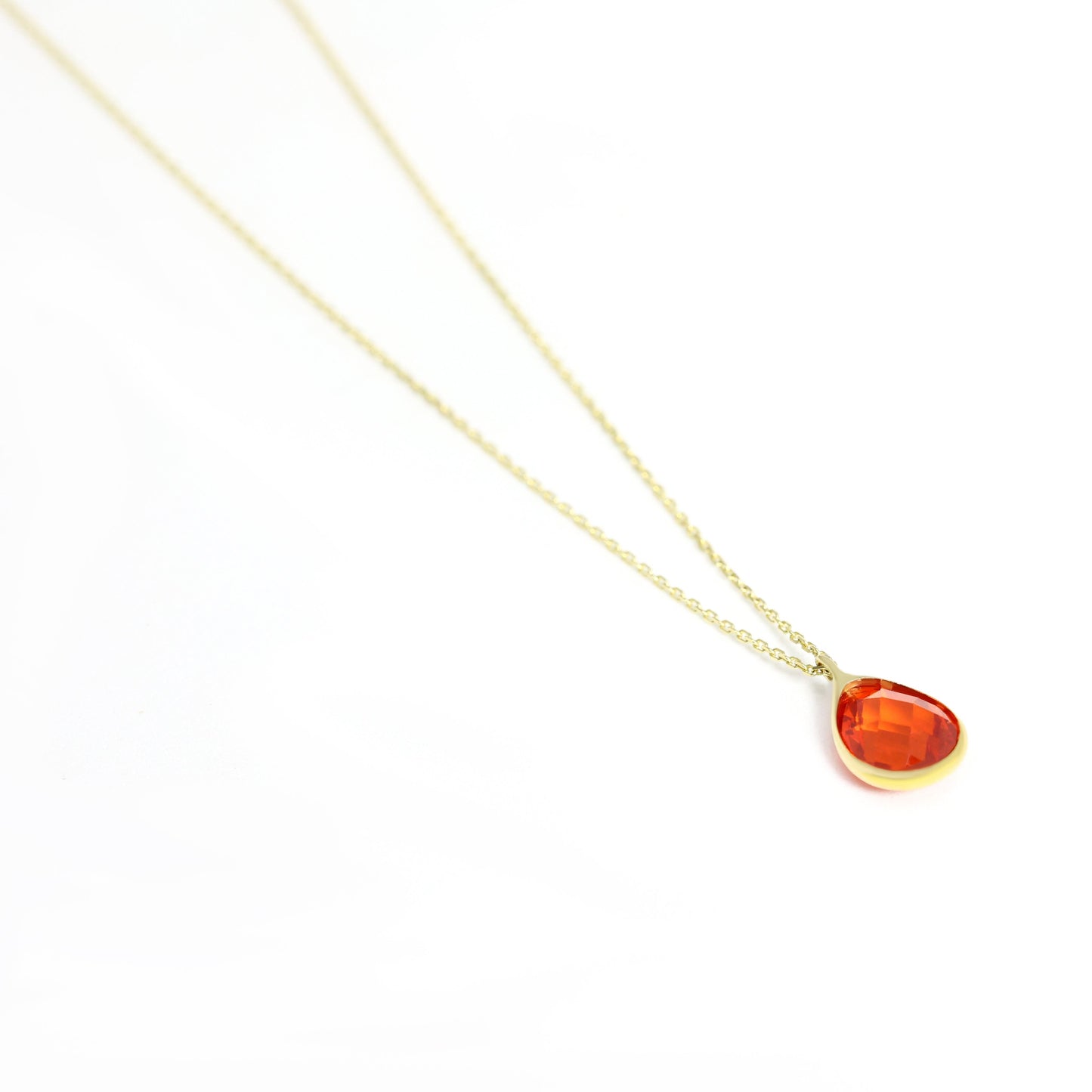 Petite Solari Necklace in 14k Yellow Gold