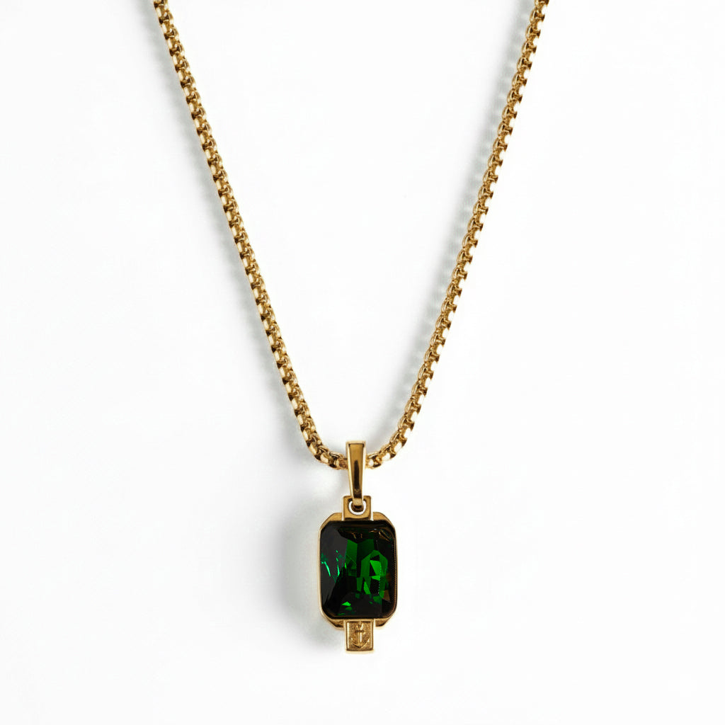 Elaine Set (Green Fluorite Stone)