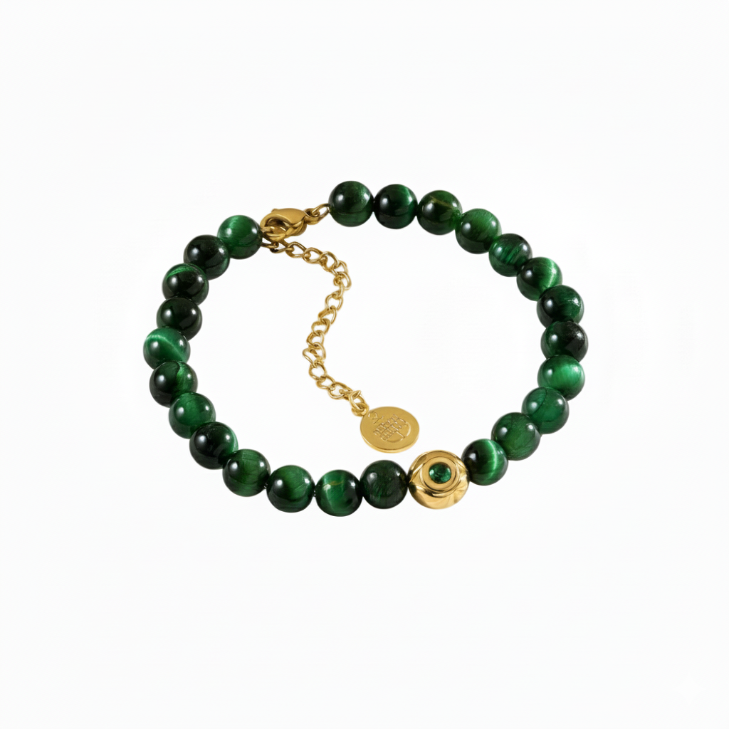 Green Evil Eye Bracelet