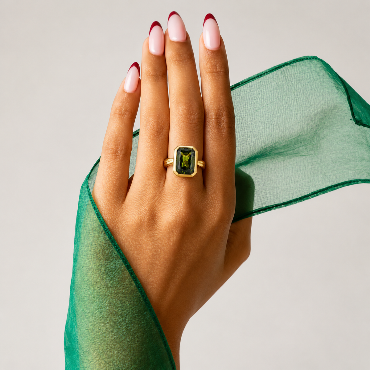 VERDÉA | Natural Green Tourmaline Ring