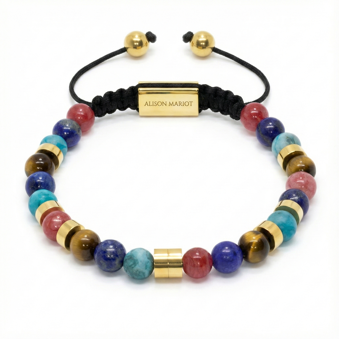 Rainbow Jasper-Gold Plated