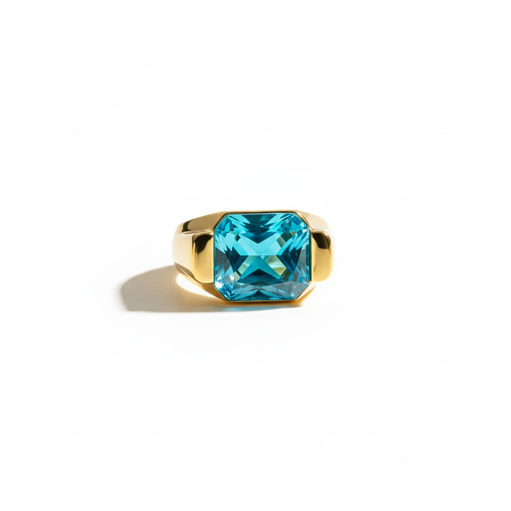 Aqua Elegance Ring