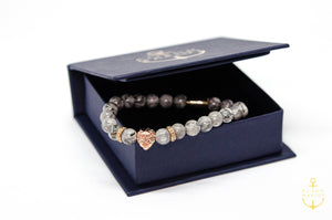 Rose Gold Lion - Grey Jasper