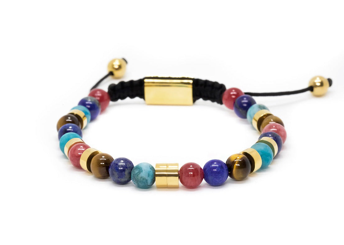 Rainbow Jasper-Gold Plated