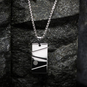 A|M Silver Necklace