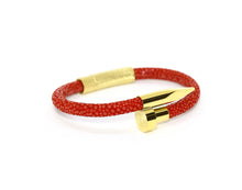 Load image into Gallery viewer, Red Luxury Stingray Bracelet