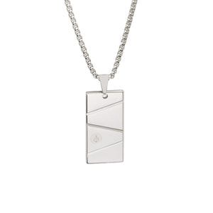 A|M Silver Necklace